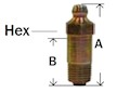 Grease Fitting Straight Ball Check Diagram 2